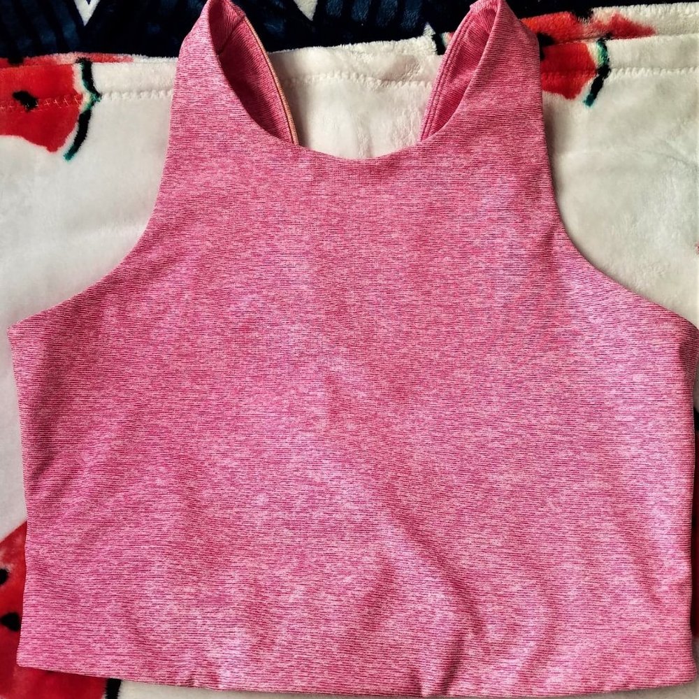 Outdoor Voices Pink Steeplechase Bra